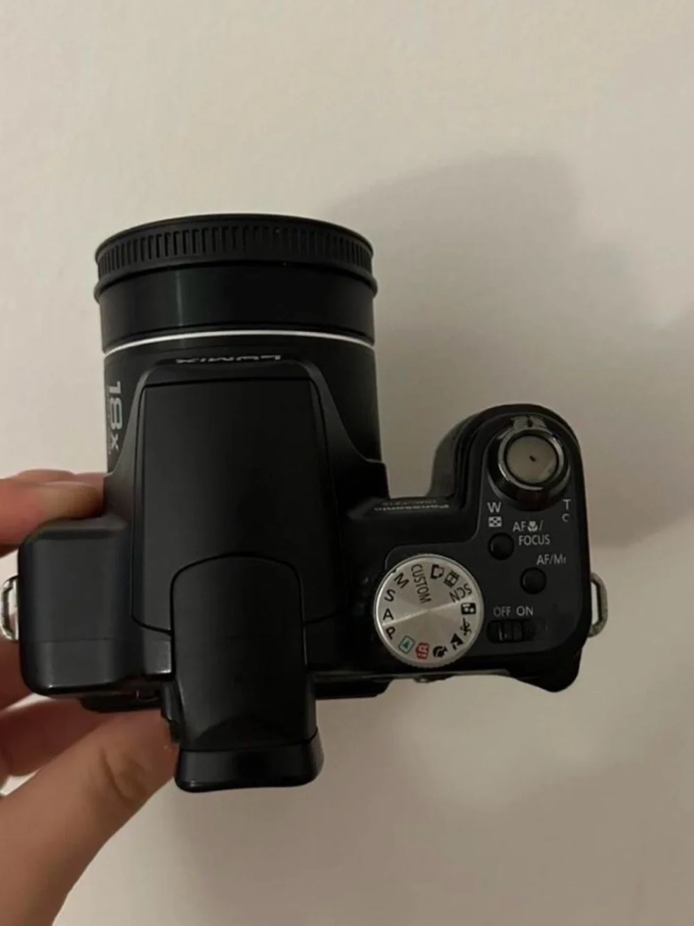 Panasonic Lumix Black Compact Bridge Camera with Zoom Lens